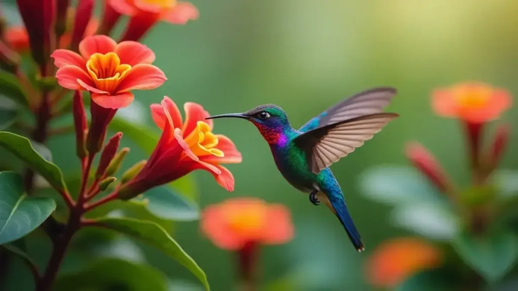 Dieser faszinierende Vogel ist der einzige, der rückwärts fliegen kann, aber kennen Sie ihn