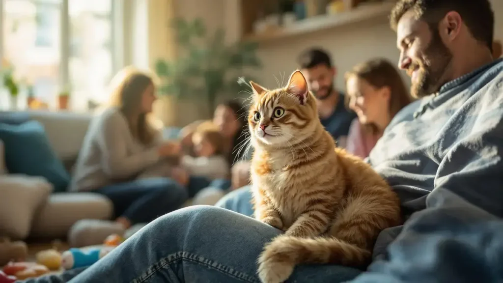 So wählt eine Katze ihren bevorzugten Besitzer in der Familie, laut der Wissenschaft